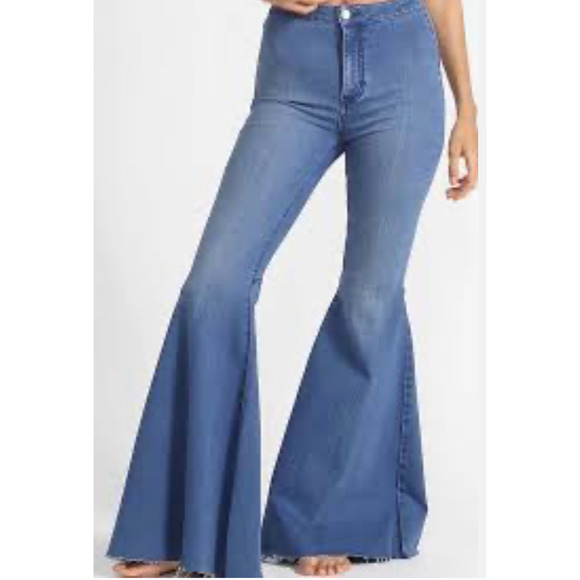 Free People Denim - FREE PEOPLE Jericho Blue Flared Jeans - Size 31 - NEW w/ Tags!